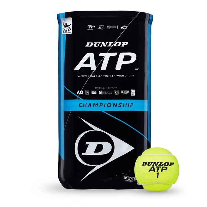 Tennisball Dunlop ATP Championship 2 x 4Tin (9x 2/4 Tin) 2020